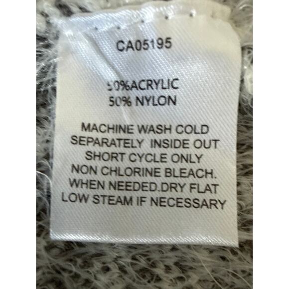 Picadilly Canada Cardigan Grey “Winter Dream” Open Front Sweater NWT Womens M/L - Picture 13 of 13